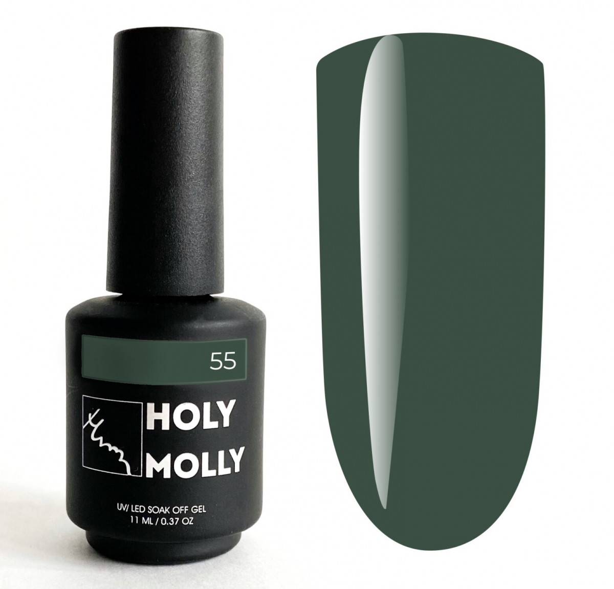 Гель - лак Holy Molly №55 11ml — Nail-Artist — каталог товаров для мастеров  маникюра