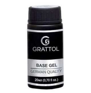 Grattol Rubber Base Gel Extra Cremnium - Каучуковая база Экстра густая 20 мл