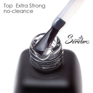 Serebro, Топ без липкого слоя Extra Strong no-cleance для гель-лака, 11 мл