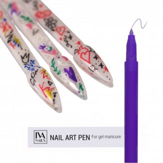 IVA NAILS Акриловый фломастер (Purple)