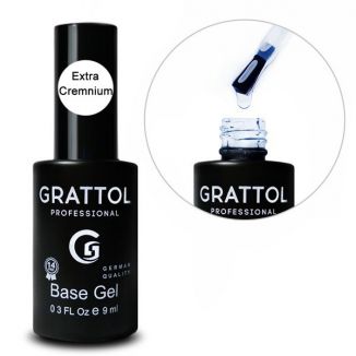 Grattol Rubber Base Gel Extra Cremnium -  9 мл