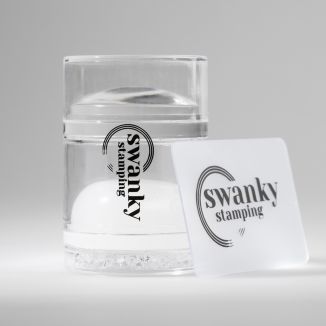 Swanky Stamping Штамп прозрачный, силиконовый, двойной, 4 см