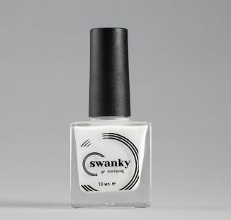 Swanky Stamping Лак для стемпинга №002 белый 10мл