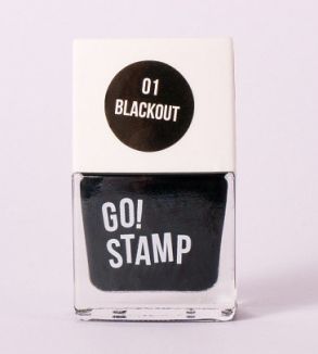 Лак для стемпинга Go! Stamp 01 Blackout 11 мл