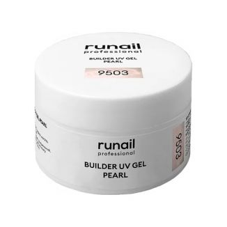 RuNail Моделирующий УФ-гель с жемчужным эффектом BUILDER UV GEL PEARL, 15 г №9503