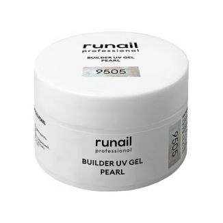 RuNail Моделирующий УФ-гель с жемчужным эффектом BUILDER UV GEL PEARL, 15 г №9505