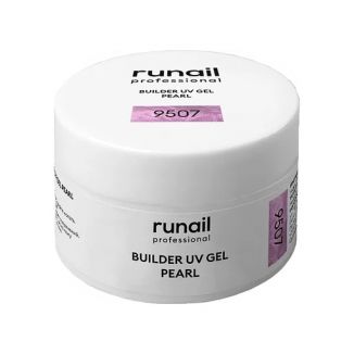 RuNail Моделирующий УФ-гель с жемчужным эффектом BUILDER UV GEL PEARL, 15 г №9507