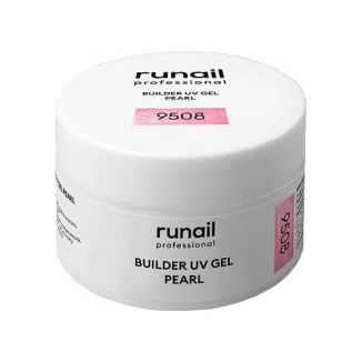 RuNail Моделирующий УФ-гель с жемчужным эффектом BUILDER UV GEL PEARL, 15 г №9508