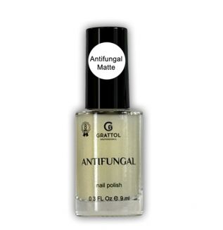 Grattol Antifungal Nail Polish Лак для ногтей без лампы 9мл (Matte Матовый)