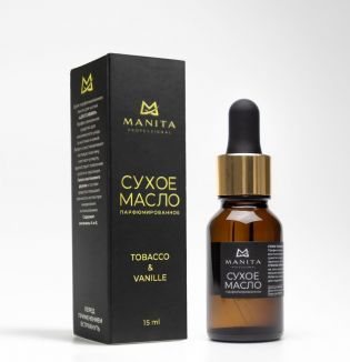 Manita Professional Масло для кутикулы сухое укрепляющее с шиммером TOBACCO&VANILLE (15мл)